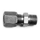 Stauff 2013030254. Male Stud Coupling 4mm OD Extra Light x M8 Taper Stainless Steel
