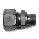 Stauff 6010000437. Gerade Einschraubverschraubung Baugröße:16S M22x1,5, kegelig mit Schneidring und Mutter Stahl, Zink/Nickel-beschichtet