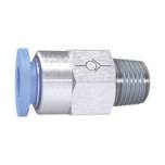 Riegler 151505.Straight Check valve »Blue Series«, Thread to hose, R 3/8 o.