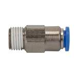 Riegler 110231. Gerades Rückschlagventil »Blaue Serie« Gew.-Schl., R 3/8 a. Ø10mm