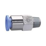 Riegler 151521.Straight Check valve »Blue Series«, Hose to thread, R 1/8 o.