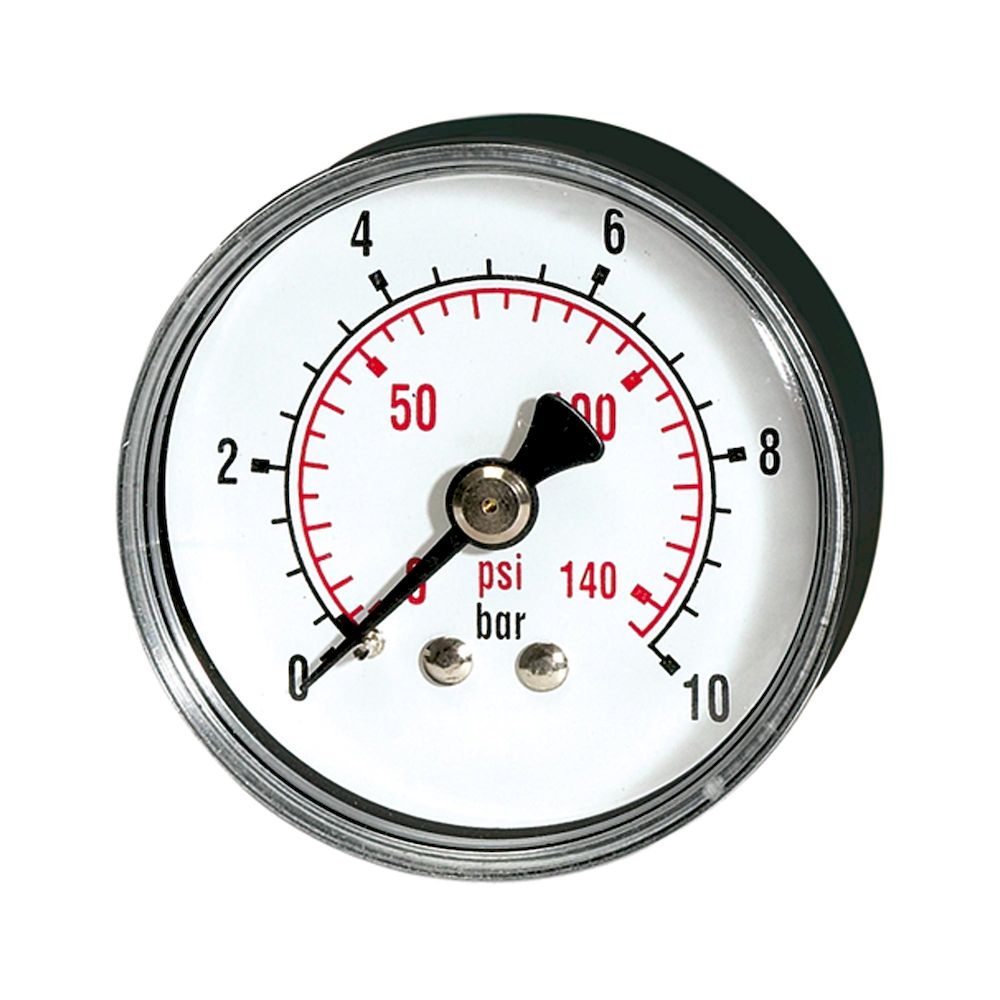 Riegler 115490.Standard pressure gauge »pressure line« G 1/4, -1/0 bar/-14.5 psi