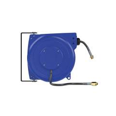 Riegler 206189.Hose reel, compressed air/water, PVC hose ø 12x8, R1/4-R3/8, 8 m