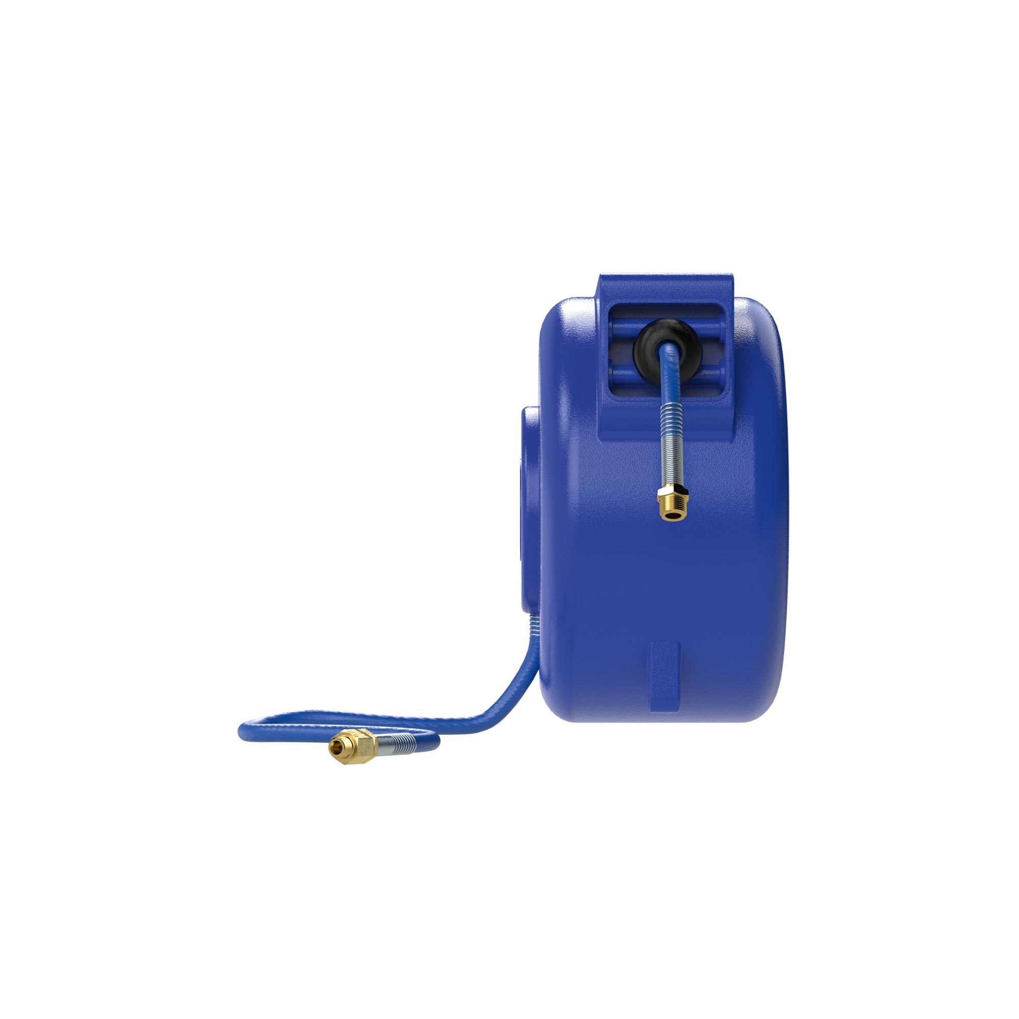 Hose reel, compressed air / water, PVC hose ø 10x6.5, R 1/4, 15 m - Riegler 206190