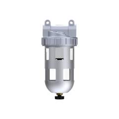 Riegler 206301. Filter »Standard«, PC-Behälter und Schutzkorb, 5 µm, BG 2, G 3/8