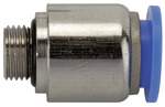 Riegler 109170.Straight push-in fitting »Blue Series«, round, G 3/8 o.