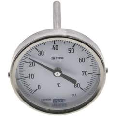 Wika TW 8080100 Bimetallthermometer, waagerecht D80/0 bis +80°C/100mm