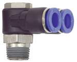 Riegler 135656.Y- angled piece fitting »Blue Series«, rotating, R 1/4 o.