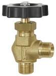 Riegler 103722.Corner blocking valve, Brass, ET, G 3/8, DN 8