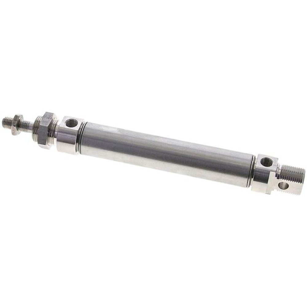 Airtec ZDM 25/100 ES. ISO 6432 cylinders, stainless steel, piston 25 mm, stroke 100 mm