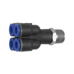 Riegler 109789.Multi-distributor »Blue Series«, 4-fold, rotating, R 1/8 o.