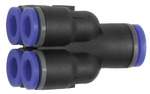 Riegler 109874.Multi-distributor, Plug connector »Blue Series« hose ext. Ø 6/4x4