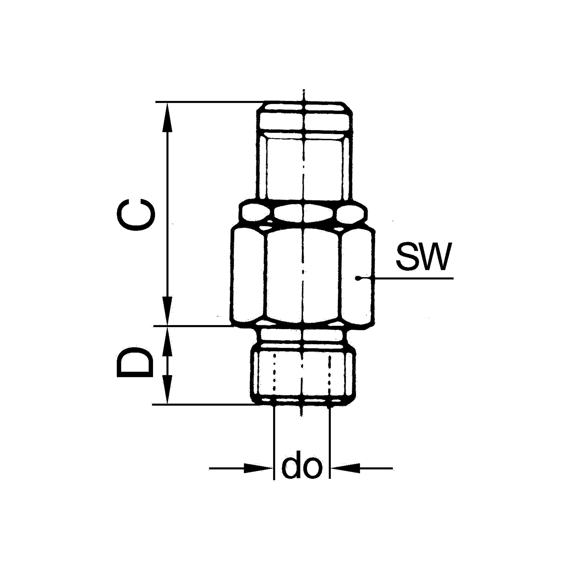 Mini bleeder valve, Brass, G 1/8, Trigger pressure 0.5 - 1 bar - Riegler 103901