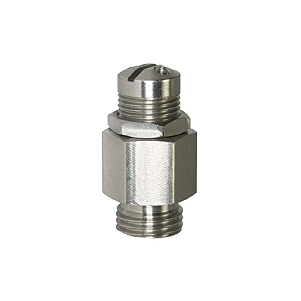 Riegler 103915.Mini bleeder valve, 1.4305, G 1/8, Trigger pressure 0.5 - 1 bar