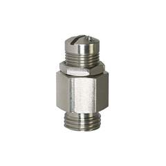 Riegler 103915.Mini bleeder valve, 1.4305, G 1/8, Trigger pressure 0.5 - 1 bar