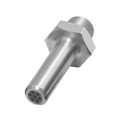 Riegler 114357.Low noise round nozzle, M12x1.25, Nozzles-exterior Ø 10 mm