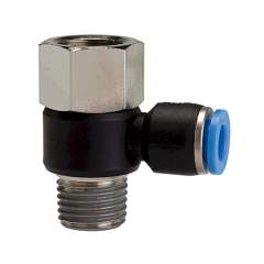 Riegler 109456.Push-in L-fitting »Blue Series«, rotating, G/R 1/8 i./o.