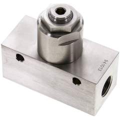 DR-38-ES. Flow control silencer, G 3/8",Stainless steel