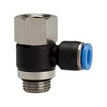 Riegler 109448.Push-in L-fitting »Blue Series«, rotating, G 3/8 i./o.