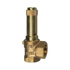 Riegler 202363.Corner safety valve, liquids, G 3/4, Trigger pressure 1.1 bar