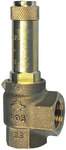 Riegler 179885.Corner safety valve saturated steam, G 1, Trigger pressure 5.5bar