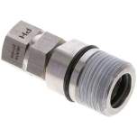 Edelstahl-Schraubkupplung, Muffe Baugr.2, G 3/8"(IG)