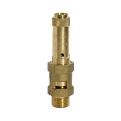 Riegler 117726.Safety valve, Brass, G 2, Trigger pressure 0.55 bar