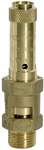Riegler 104819.Safety valve, Brass, G 1/2, Trigger pressure 3.5 bar