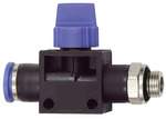 Riegler 110113.3/2-way valve »Blue Series«, Plug connector, G 1/4 o.