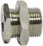 Riegler 115519.Bulkhead fitting »value line«, M20x1.5 o., G 1/4 i.