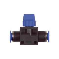 Riegler 110159.3/2-way valve »Blue Series«, Plug connector, hose exterior Ø 12