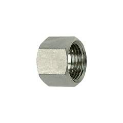 Riegler 111726.Hexagonal coupling nut, G 1/4, for sleeve size I.D. 9