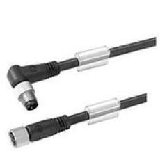 Aventics Round plug connector, Series CON-RD R412021682 CON-RD-FS-M8-3-2000-PUR-MA-M8-3