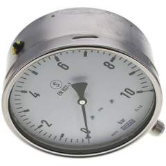 Wika MSS 10160 ES Sicherheits-Manometer senkrecht, 160mm, 0-10 bar