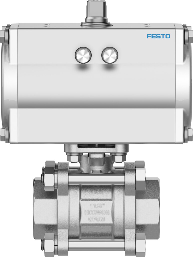 Kugelhahneinheit VZBE-A-11/2-T-63-T-2-F0507-V15V15-PA40 - Festo 8191901