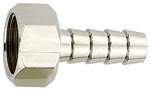 Riegler 111777.Screw-on hose connector, G 3/8 i., for hose I.D. 6, AF 19