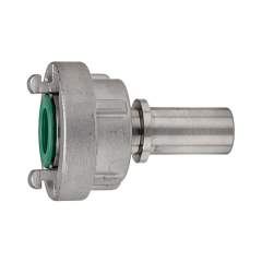 Riegler 108196. Storz-Kupplung, Stutzen, Schaleneinband, MS, Größe 25-D, LW 19