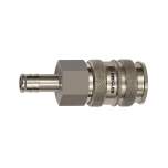 Riegler 141560.Quick-connect coupling I.D. 10, Steel/nickel-plated brass, I.D.13