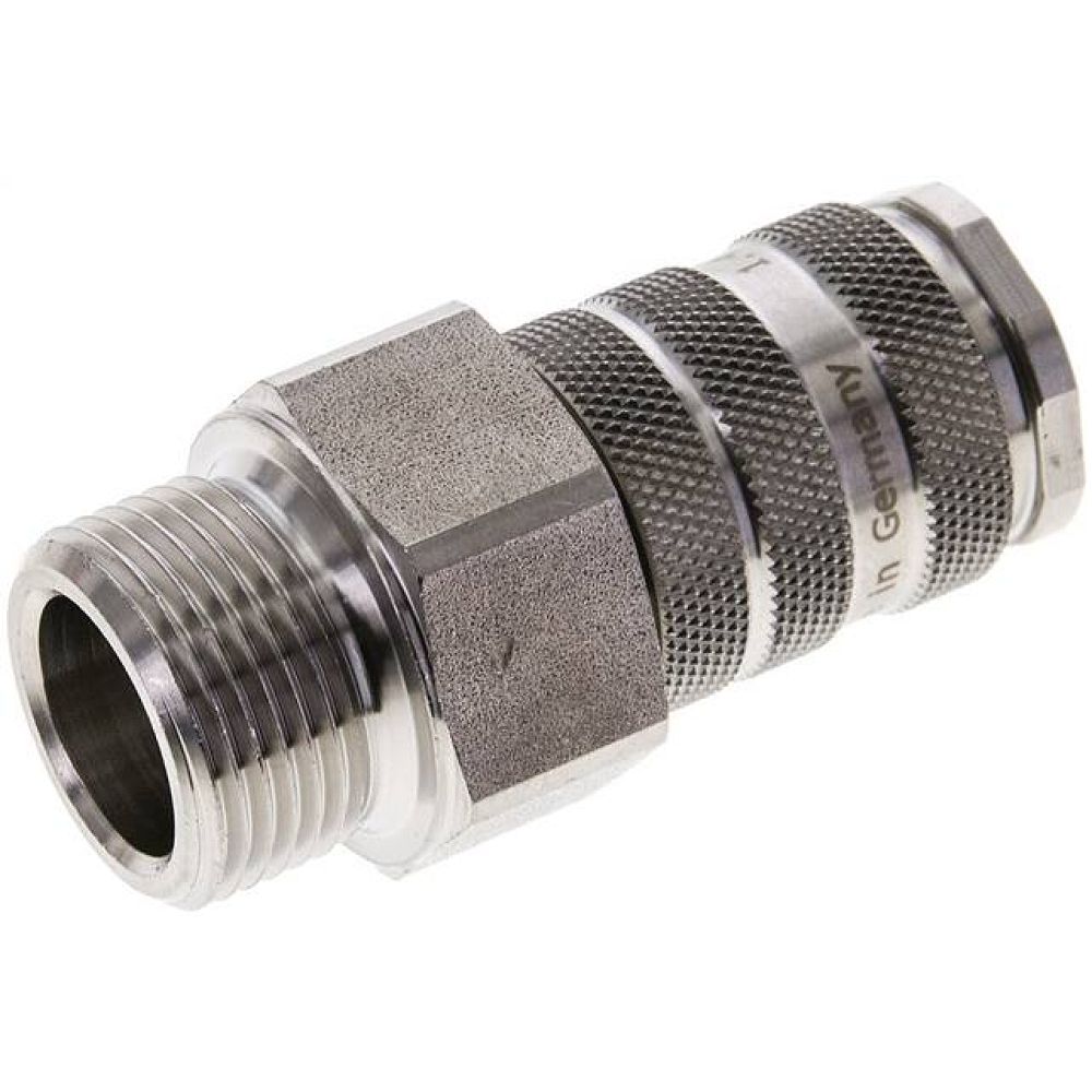 Kupplungsdose (NW10) G 3/4"(AG), 1.4404