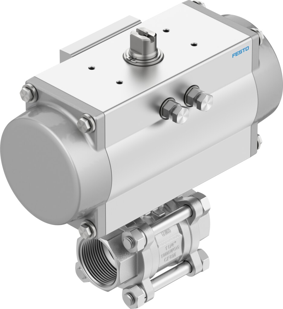 Ball valve unit VZBE-A-1-T-63-T-2-F0405-V15V15-PB60 - Festo 8191910