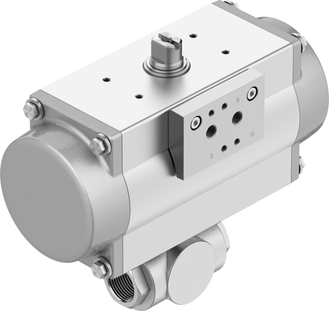 Kugelhahneinheit VZBA-A-3/8-GGG-63-32T-F0304-V4V4T-PB40 - Festo 8191870