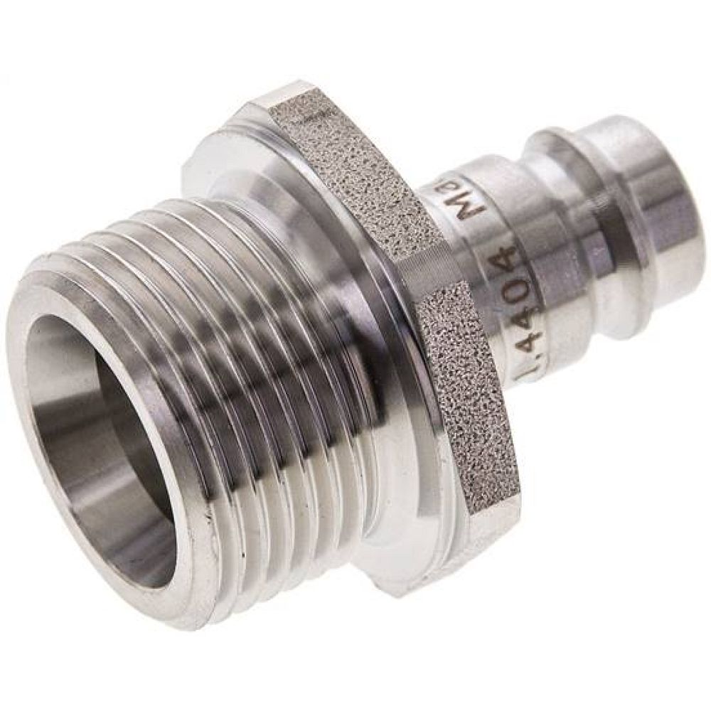 Kupplungsstecker (NW10) G 3/4"(AG), 1.4404