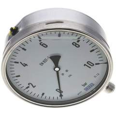 Wika MS 10160 GLY ES Chemie-Glycerin-Manometer senkrecht,160mm, 0-10 bar