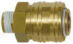 Riegler 117798.Quick-connect coupling I.D. 7.2, G 1/4 ET, Thread coating