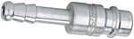 Riegler 107543.Plug-in connector, I.D. 7.2-7.8, hard./gal. steel, Sleeve I.D. 9