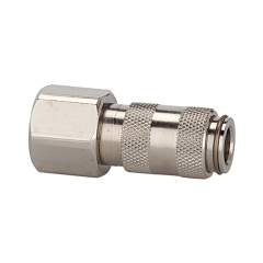 Riegler 107090.Quick-connect coupl. I.D. 2.7 nickel-plated brass, G 1/8 IT