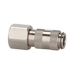 Riegler 107089.Quick-connect coupling I.D. 2.7, nickel-plated brass, M5 IT