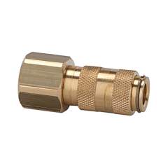 Riegler 107071.Quick-connect coupling I.D. 2.7, bright brass, M5 IT