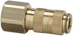 Riegler 107072.Quick-connect coupling I.D. 2.7, bright brass, G 1/8 IT