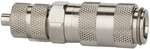 Riegler 107113.Quick-connect coupling I.D. 2.7, Stainless steel 1.4404, Hose 4x3